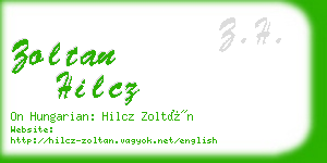 zoltan hilcz business card